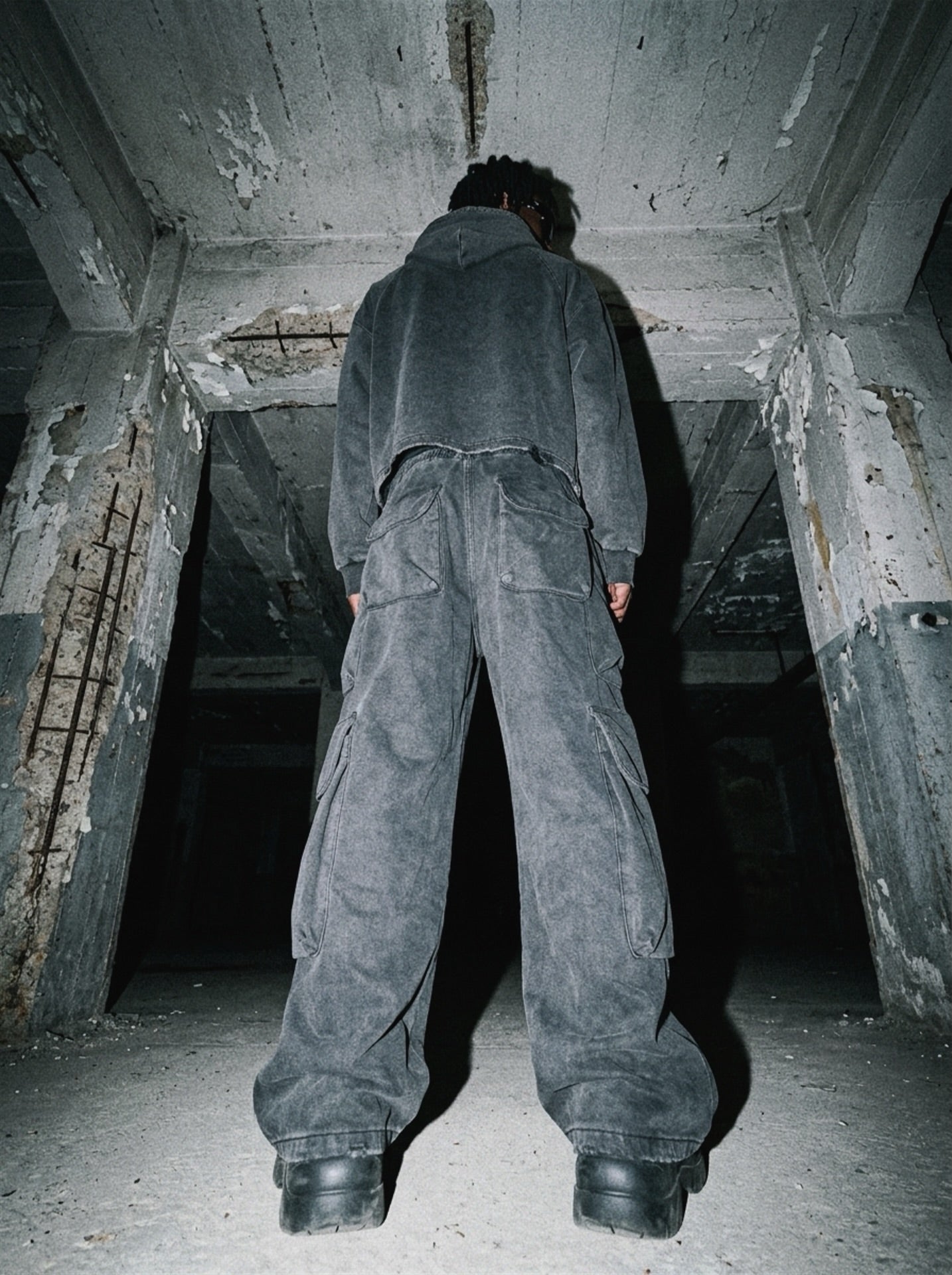 District 303 // D303-H01 340GSM Industrial Snow Wash Hoodie