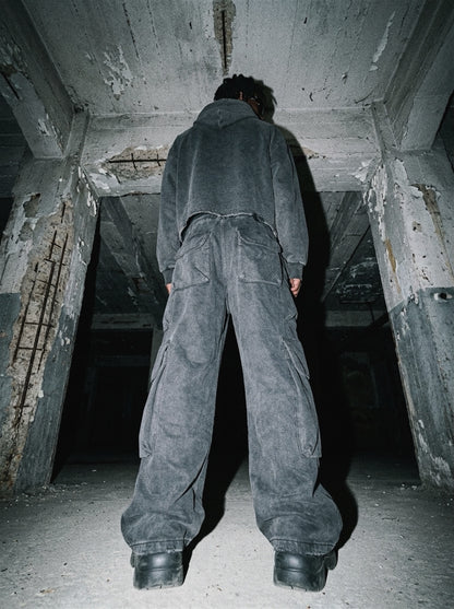 District 303 // D303-H01 340GSM Industrial Snow Wash Hoodie