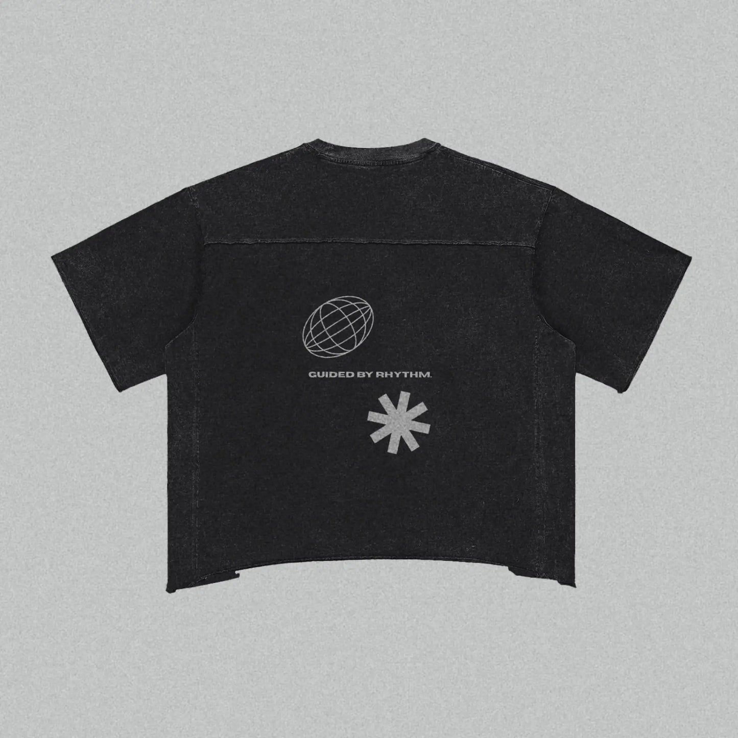 District 303 Heavyweight Boxy Tee - Industrial Grit and Distressed Hems.