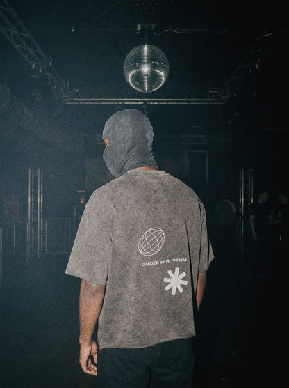 District 303 // GUIDED BY RHYTHM Heavyweight Aged Boxy Tee