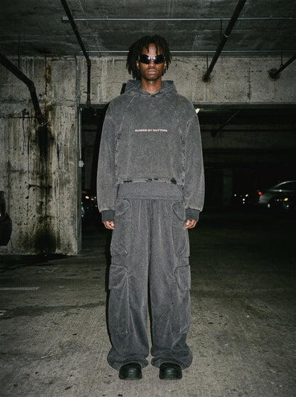 District 303 // D303-H01 340GSM Industrial Snow Wash Hoodie