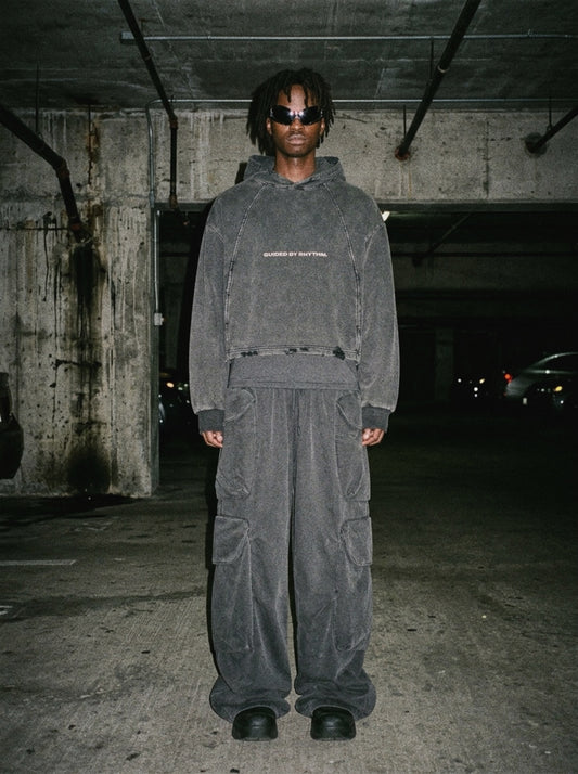 District 303 // D303-H01 340GSM Industrial Snow Wash Hoodie